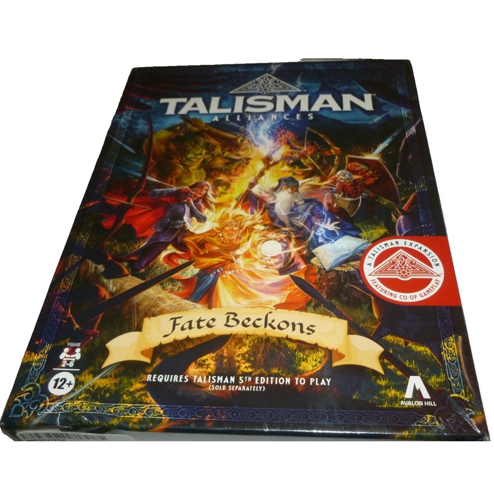 Talisman Alliances Fate Beckons 5th Ed Expansion Avalon Hill Hasbro F6648 NEW